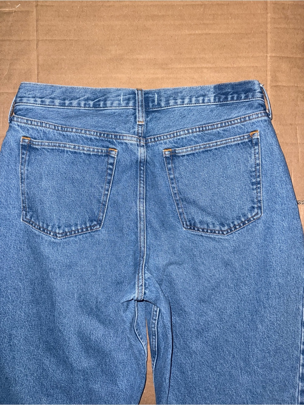 Abercrombie & Fitch Curve Love Barrel Jeans Women’s Size 30/10L Blue Denim - Picture 5 of 11